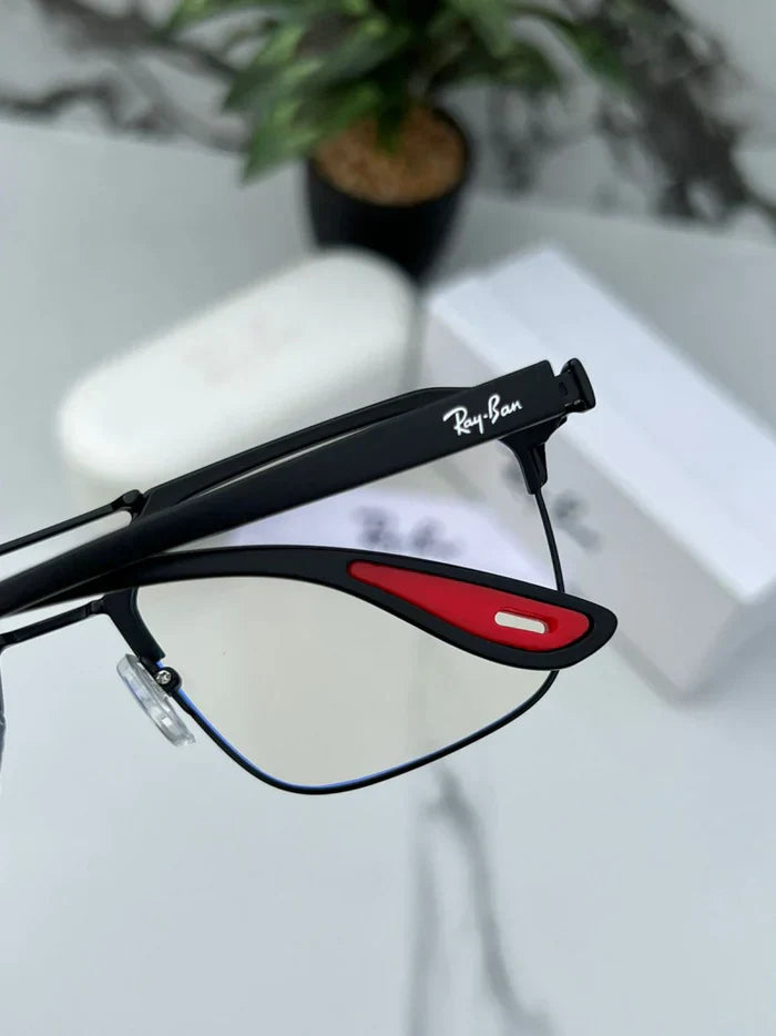 METAL BLACK BLUE CUT UV-400 SUNGLASSES