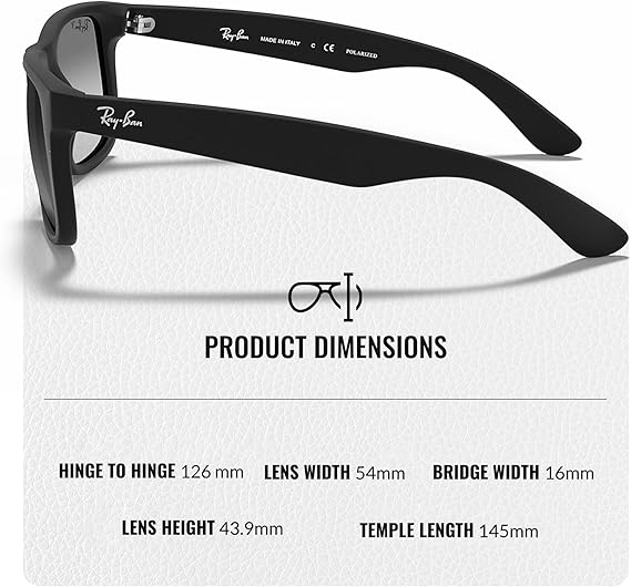 Classic Square Shape Sunglasses With Eyewear Kit Bundle - High Bridge Fit - Polarized Light Grey Lens