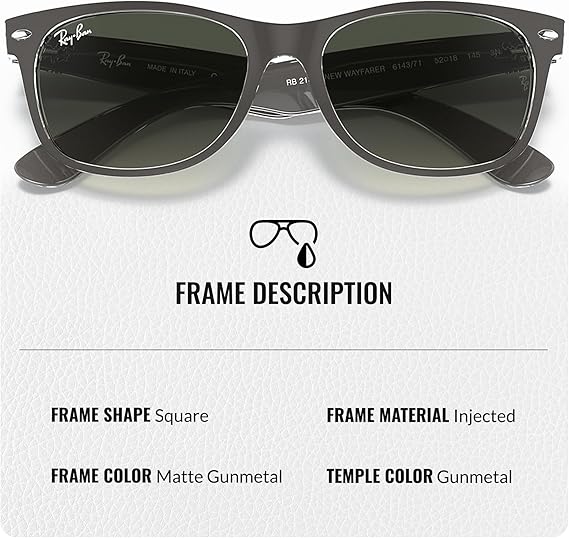 Wayfarer Color Mix Square Shape Sunglasses With Eyewear Kit Bundle