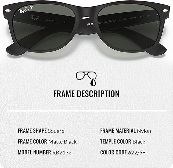 Classic Square Shape Sunglasses With Eyewear Kit Bundle - High Bridge Fit - Square Sunglasses