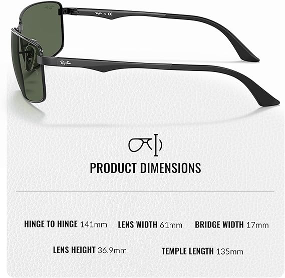 Rectangle Sunglasses With Eyewear Kit Bundle Sunglasses Polished Black Frame