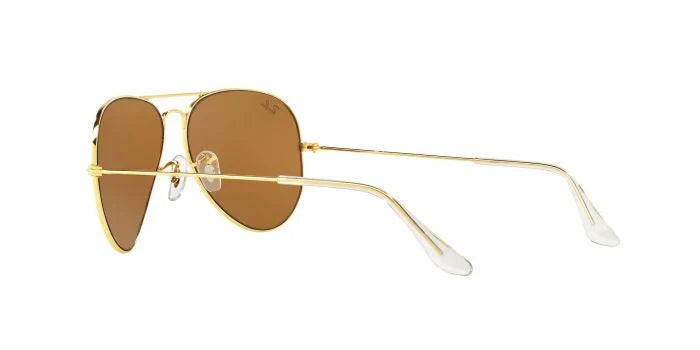 Aviator Classic Gold Brown UV-400 Sunglasses