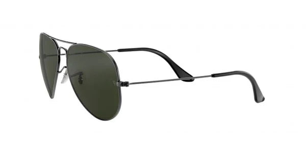 Aviator Classic Black Black UV-400 Sunglasses