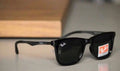 Best New Black & Black Square Master Sunglasses