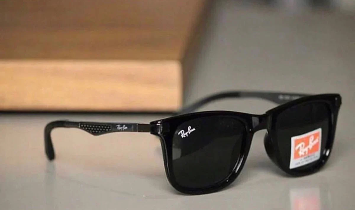 Best New Black & Black Square Master Sunglasses