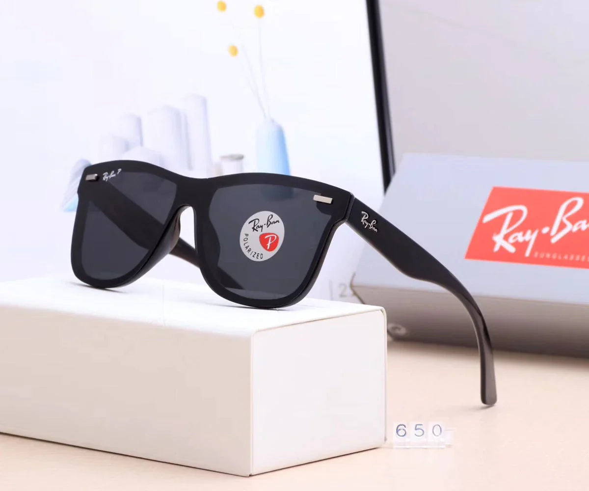 Square Black & Black Sunglasses For Men