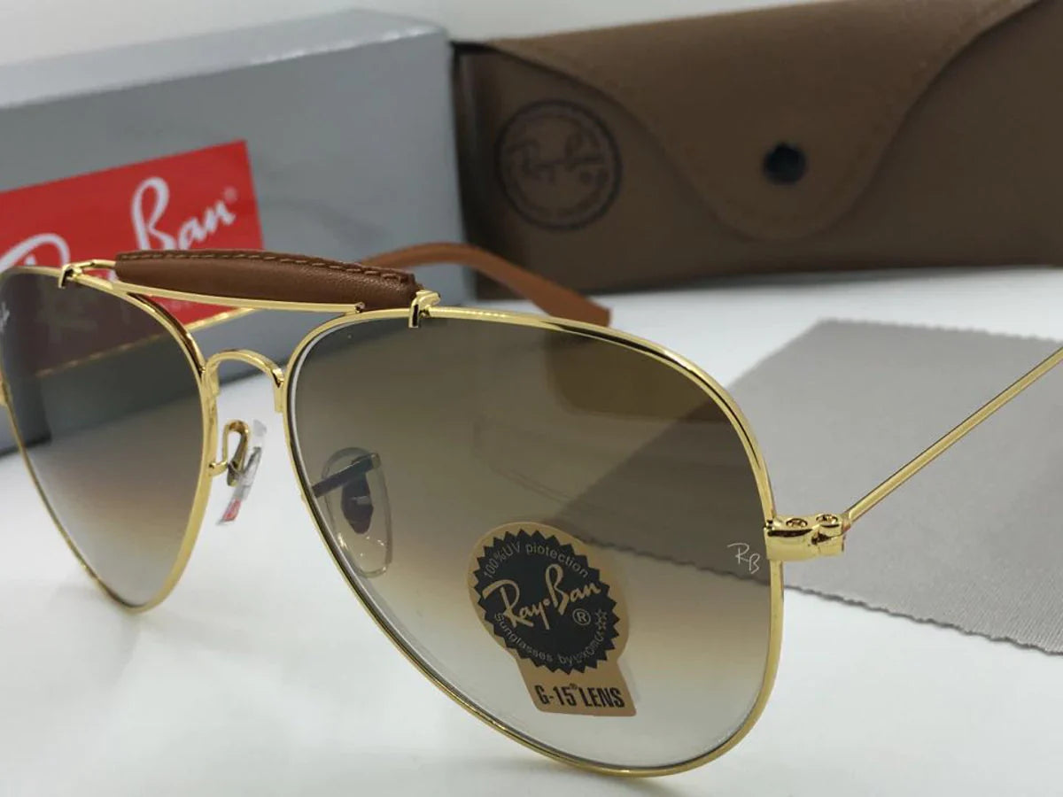 Best New Brown Shade & Gold Fancy Sunglasses