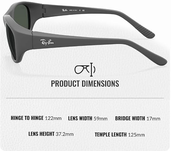 Rectangle Sunglasses With Eyewear Kit Bundle - High Bridge Fit - Retro Sunglasses Matte Black Frame  Green Lens