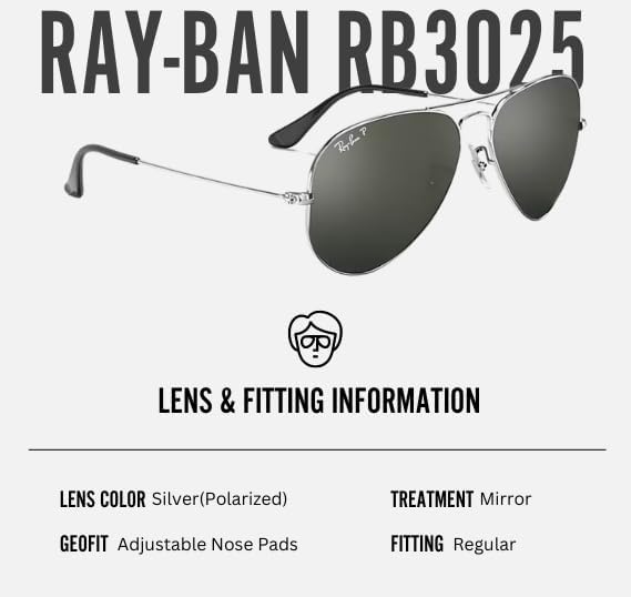 Classic Aviator Shape Sunglasses With Eyewear Kit Bundle Polished Silver Frame Polarized Grey Lens