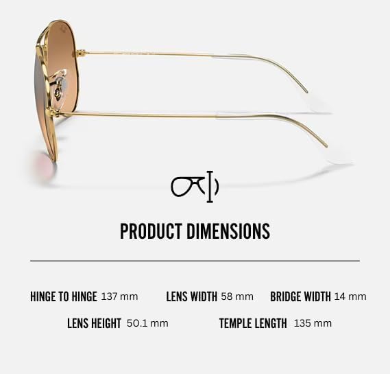 Classic Aviator Shape Sunglasses With Eyewear Kit Bundle Gold Frame Polarized Brown Lens