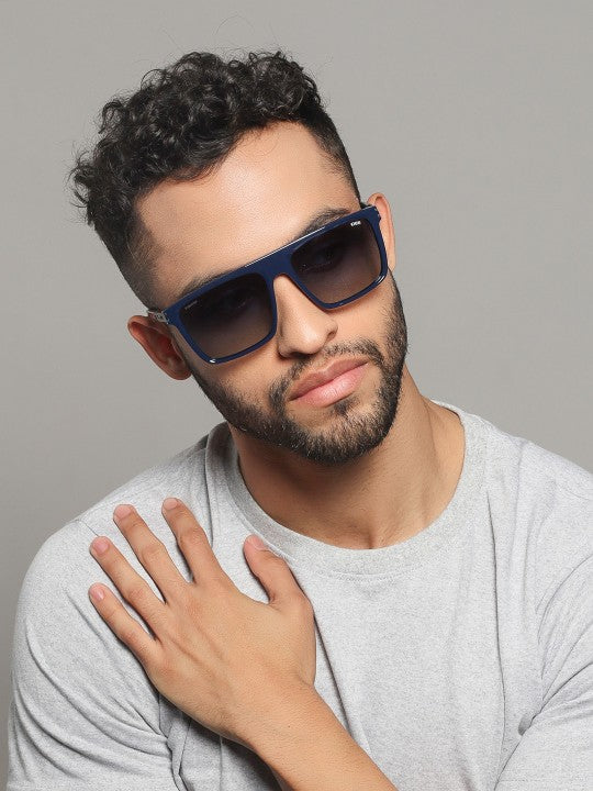 Men Square Sunglasses with UV Protected
