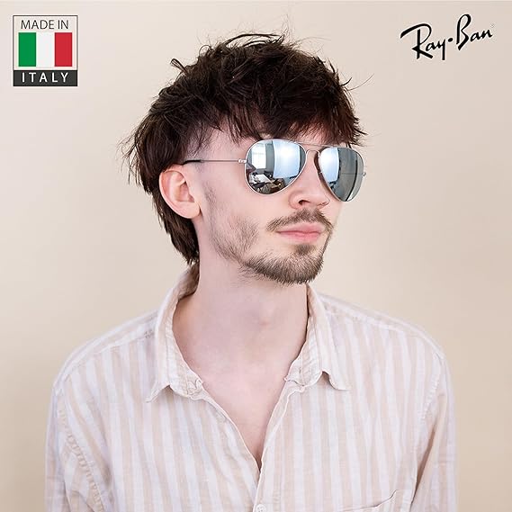 Classic Aviator Shape Sunglasses With Eyewear Kit Bundle  Silver Frame Polarized Grey Lens