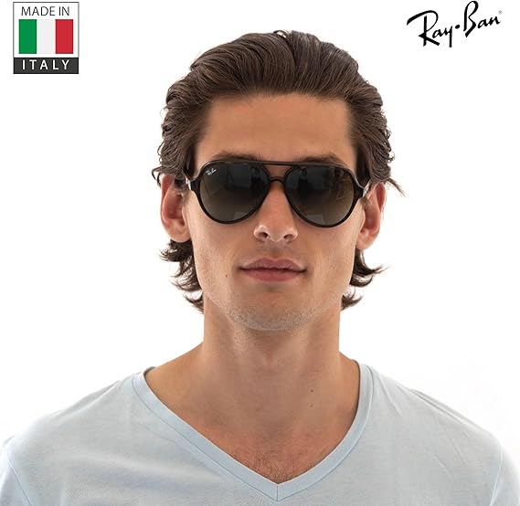 Classic Pilot Shape Sunglasses for Men & Women With Eyewear Kit Bundle Green Gradient Lens