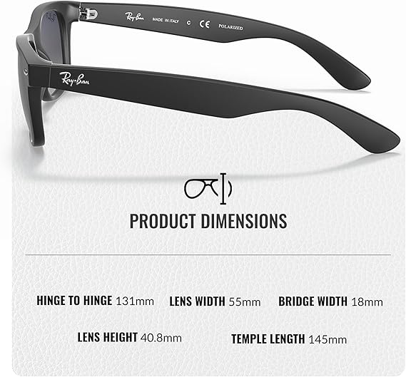 Classic Square Shape Sunglasses With Eyewear Kit Bundle Blue Grey Lens