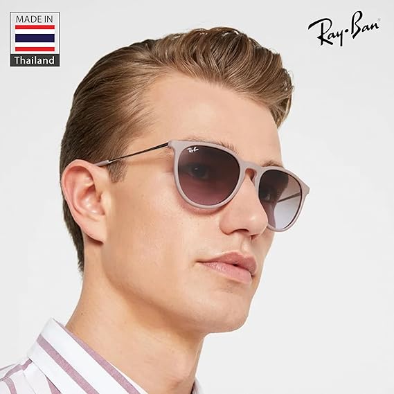 Phantos Shape Sunglasses With Eyewear Kit Bundle - High Bridge Fit -Violet Lens