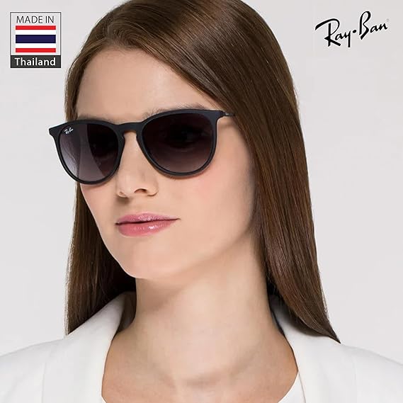 Classic Phantos Shape Sunglasses With Eyewear Kit Bundle - High Bridge Fit - Grey Gradient Lens