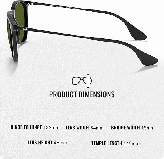 Classic Phantos Shape Sunglasses With Eyewear Kit Bundle - High Bridge Fit -  Green Lens