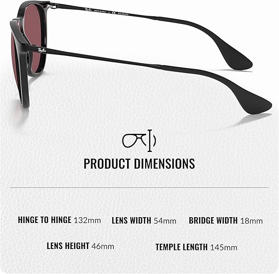 Classic Phantos Shape Sunglasses With Eyewear Kit Bundle - High Bridge Fit -  Purple Lens