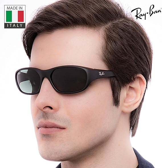 Rectangle Sunglasses With Eyewear Kit Bundle - High Bridge Fit