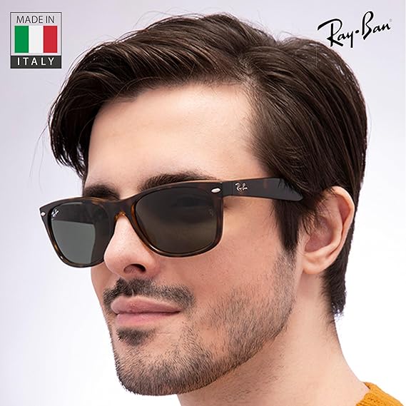 Classic Square Shape Sunglasses With Eyewear Kit Bundle - High Bridge Fit - Square Sunglasses Polished Tortoise Frame