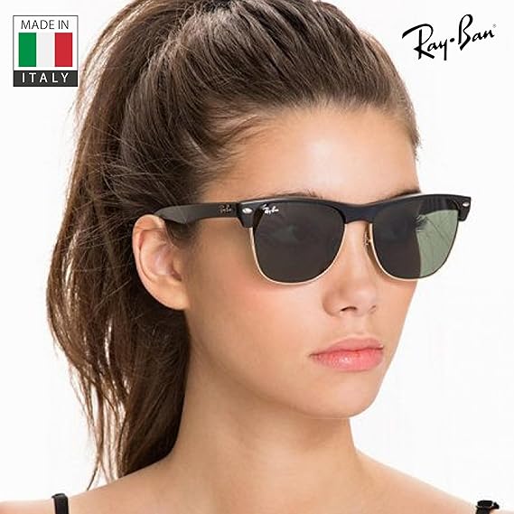 Oversized Square Shape Sunglasses With Eyewear Kit Bundle - High Bridge Fit - green solid color