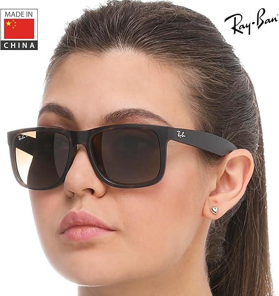Color Mix Square Shape Sunglasses With Eyewear Kit Bundle - High Bridge Fit - Square Grey Lens