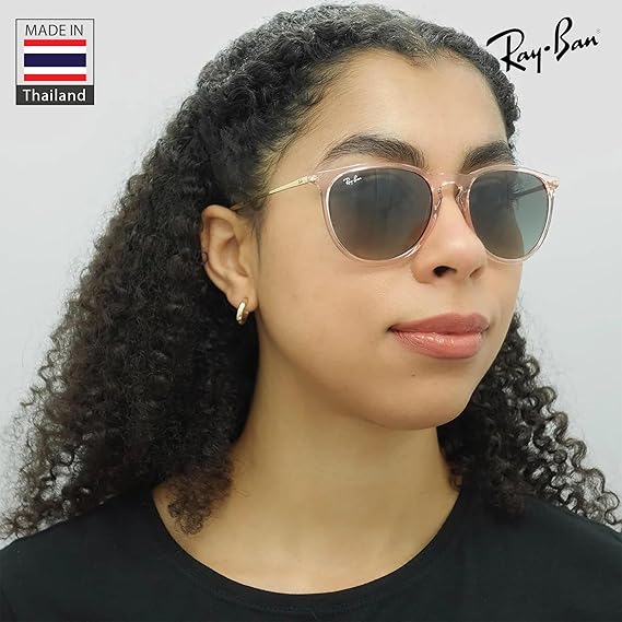 Phantos Shape Sunglasses With Eyewear Kit Bundle - High Bridge Fit -  Pink Frame  Grey Lens