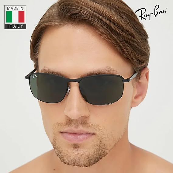 Polarized Sunglasses With Eyewear Kit Bundle Casual Wear Square Sunglasses matter black