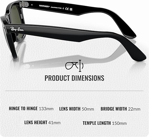 Wayfarer Classic Square Shape Sunglasses With Eyewear Kit Bundle Solid green color