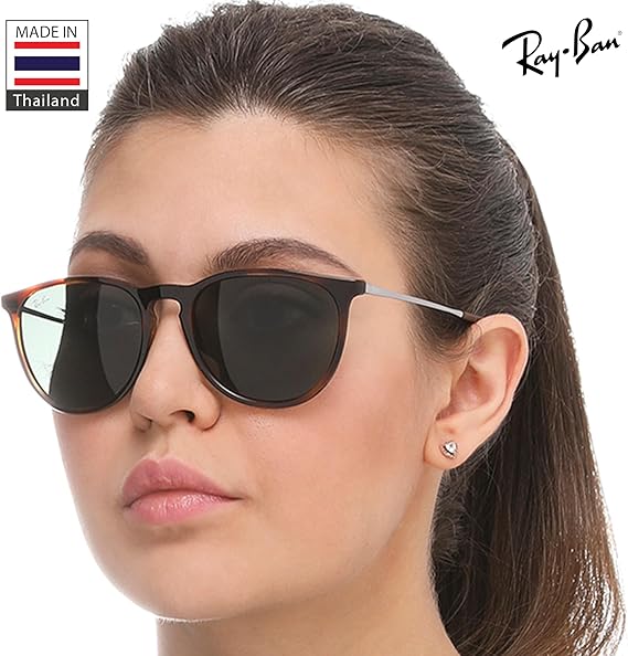 Phantos Shape Sunglasses With Eyewear Kit Bundle - High Bridge Fit - Havana Frame Green Lens