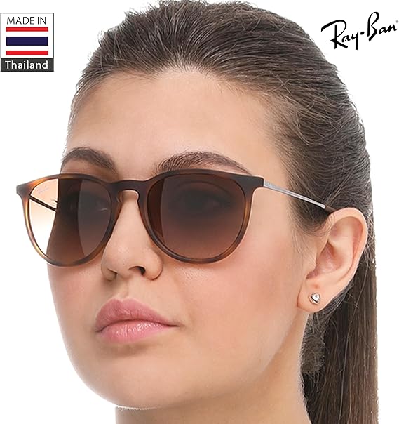 Classic Phantos Shape Sunglasses With Eyewear Kit Bundle - High Bridge Fit - Brown Lens