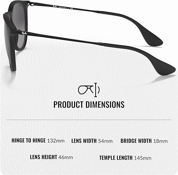 Classic Phantos Shape Sunglasses With Eyewear Kit Bundle - High Bridge Fit - Grey Gradient Lens