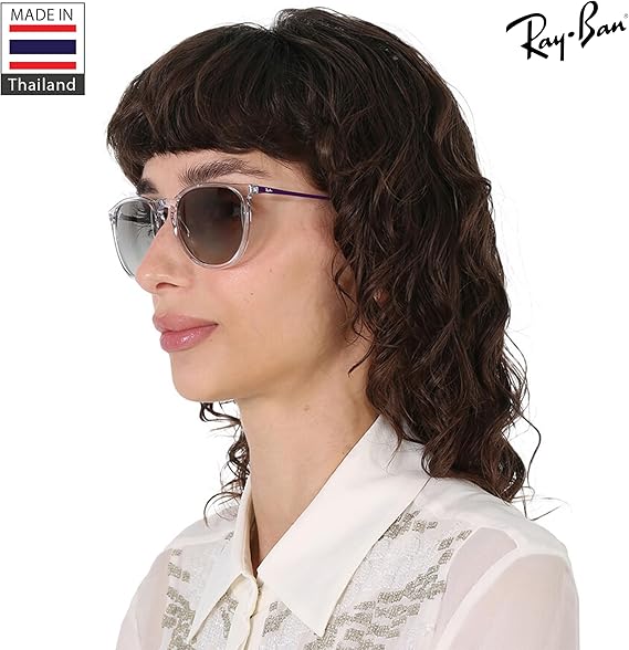 Phantos Shape Sunglasses With Eyewear Kit Bundle - High Bridge Fit -  Grey Gradient Lens