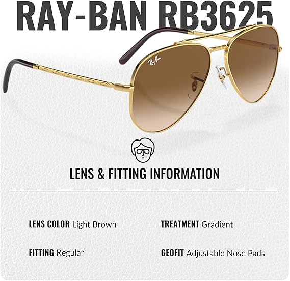 Aviator Pilot Sunglasses With Eyewear Kit Bundle Gold Frame Light Brown Lens