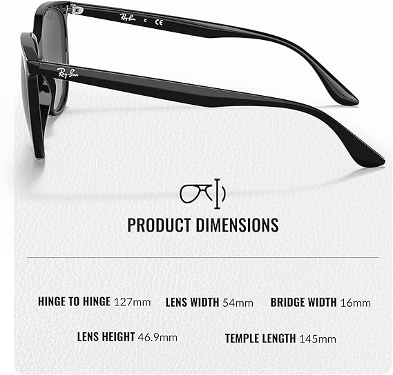 Shape Sunglasses With Eyewear Kit Bundle - High Bridge Fit - Grey Gradient Lens