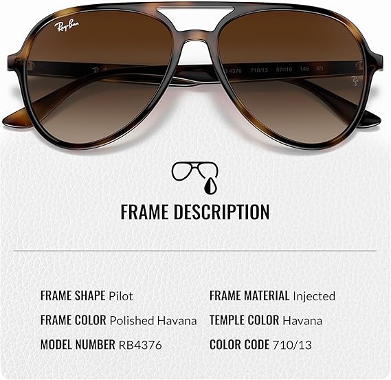 Pilot Shape Sunglasses for Men and Women With Eyewear Kit Bundle - Brown Gradient Lens