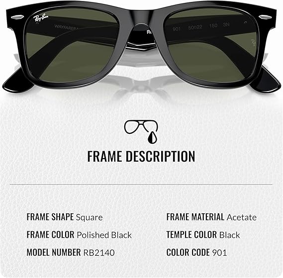 Wayfarer Classic Square Shape Sunglasses With Eyewear Kit Bundle Solid green color