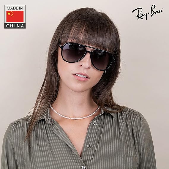 Pilot Shape Sunglasses for Men and Women With Eyewear Kit Bundle - Grey Gradient Lens