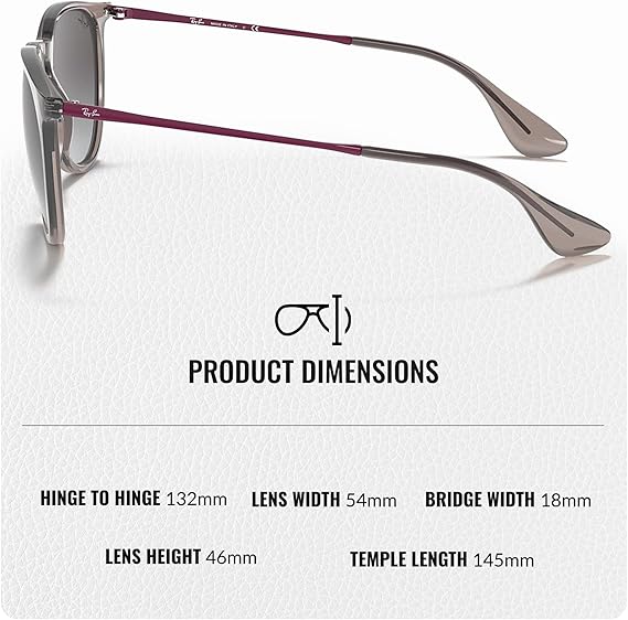 Phantos Shape Sunglasses With Eyewear Kit Bundle - High Bridge Fit -   Light Grey Gradient Lens