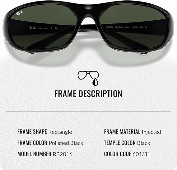 Rectangle Sunglasses With Eyewear Kit Bundle - High Bridge Fit
