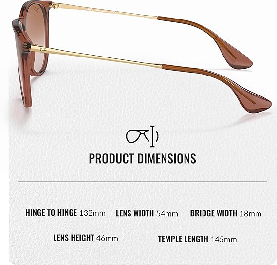 Phantos Shape Sunglasses With Eyewear Kit Bundle - High Bridge Fit -  Gradient Brown Lens