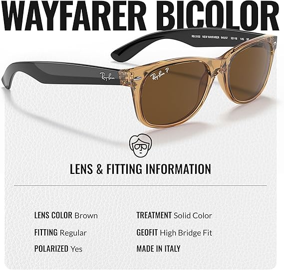 Classic Square Shape Sunglasses With Eyewear Kit BundleBrown Lens