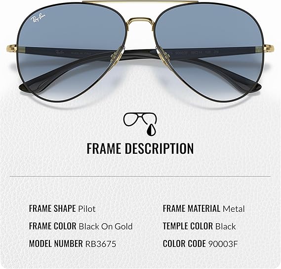 Shape Sunglasses With Eyewear Kit Bundle  Gold Frame Light Blue Lens
