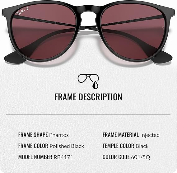 Classic Phantos Shape Sunglasses With Eyewear Kit Bundle - High Bridge Fit -  Purple Lens