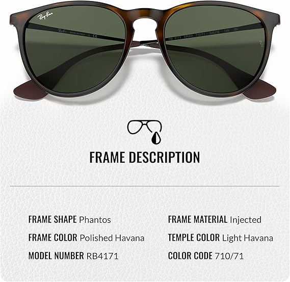 Phantos Shape Sunglasses With Eyewear Kit Bundle - High Bridge Fit - Havana Frame Green Lens