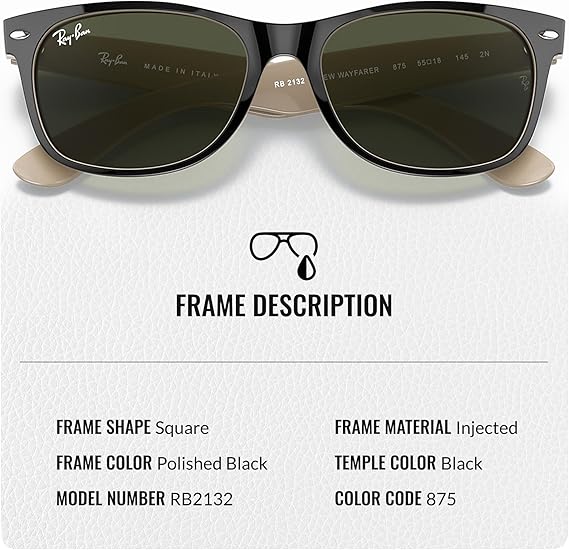 Wayfarer Color Mix Square Shape Sunglasses With Eyewear Kit Bundle