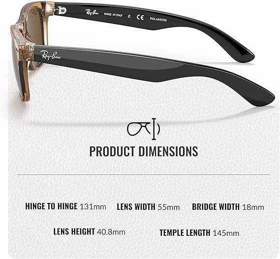 Classic Square Shape Sunglasses With Eyewear Kit BundleBrown Lens