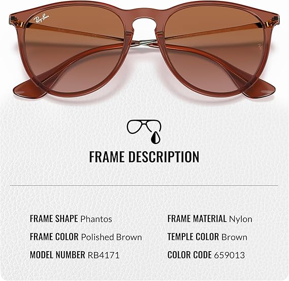 Phantos Shape Sunglasses With Eyewear Kit Bundle - High Bridge Fit -  Gradient Brown Lens