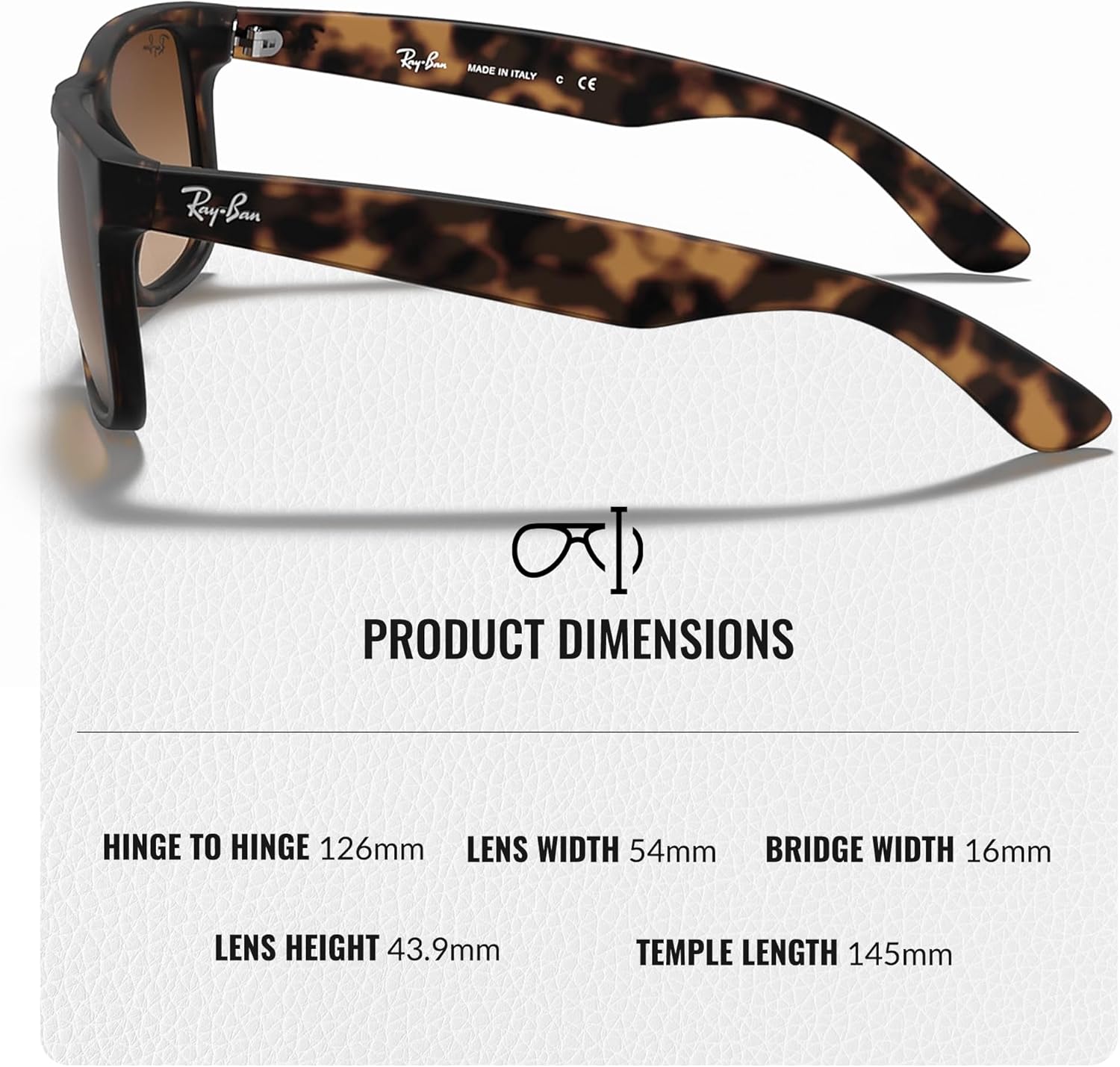 Classic Square Shape Sunglasses With Eyewear Kit Bundle - High Bridge Fit -  Dark Brown Lens