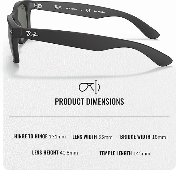 Classic Square Shape Sunglasses With Eyewear Kit Bundle  Black Frame Polarized Green Lens